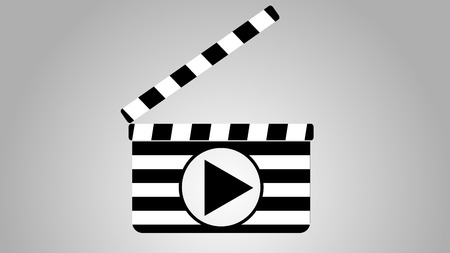 Double cracker in the film, vector art illustration.のイラスト素材