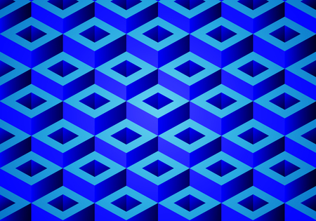 Vector geometric background from squares, art illustration.のイラスト素材