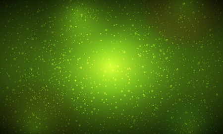 Abstract green background with dots, vector art illustration.のイラスト素材