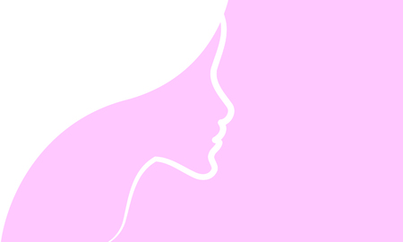 Elegant poster design for girls, vector art illustration.のイラスト素材