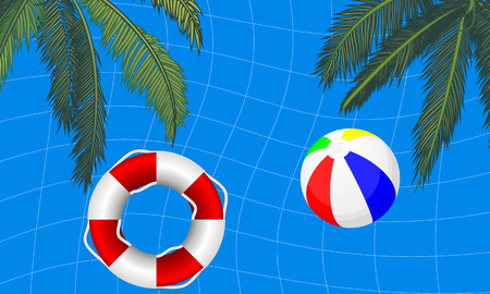 Buoy beach ballのイラスト素材