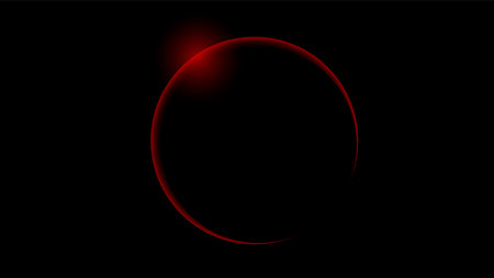 Total red solar eclipse
