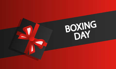 Box arrangement for boxing day, vector art illustration.のイラスト素材