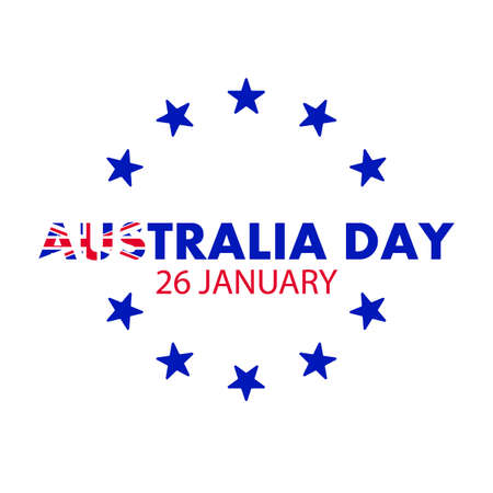 Australia day icon, vector art illustration.のイラスト素材