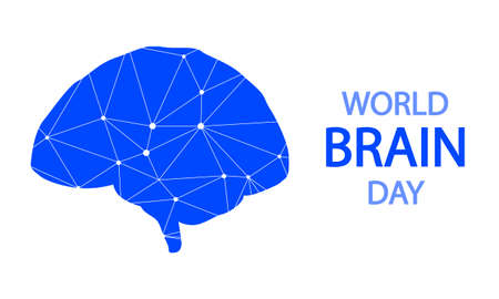World brain day human, vector art illustration.のイラスト素材