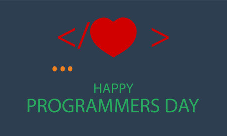 Programmers happy day Software development, vector art illustration.のイラスト素材