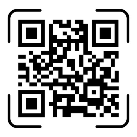 Qr code, vector art illustration.