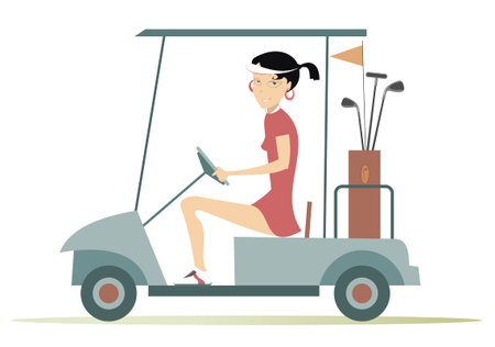 ゴルフカートの写真 イラスト素材一覧 10 299件 ストックフォトのamanaimages Plus