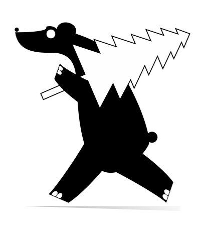 Cartoon bear with a Christmas, New Year day tree.
Cartoon bear carries Christmas, New Year day fir white. Black and white illustrationのイラスト素材