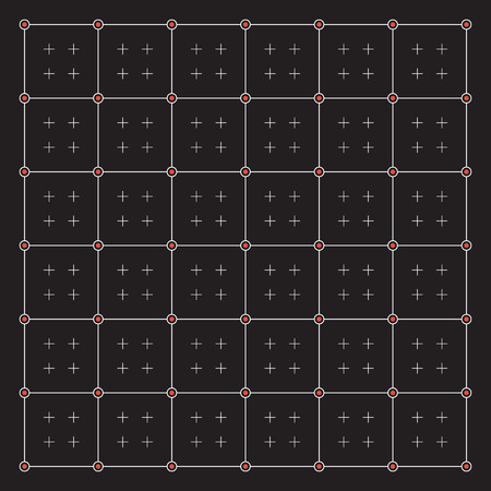 Grid for modern virtual technology fantastic futuristic user interface HUDのイラスト素材