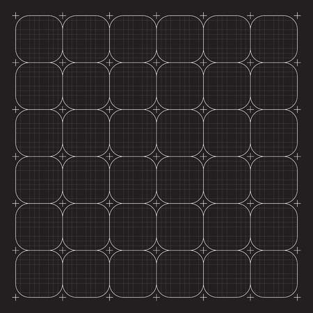 Grid for modern virtual technology fantastic futuristic user interface HUDのイラスト素材