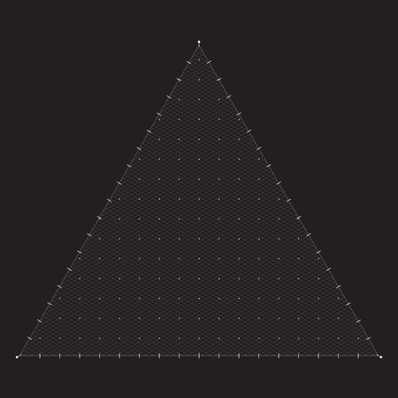 Grid for modern virtual technology futuristic user interface HUDのイラスト素材