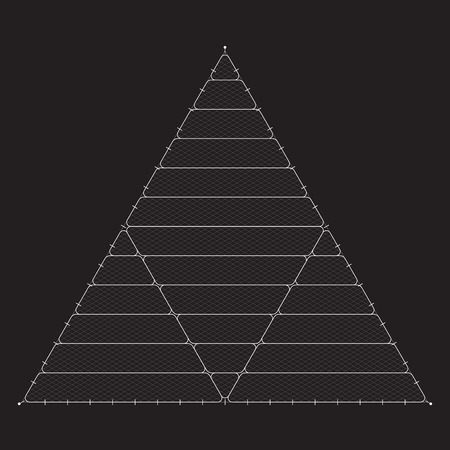Grid for modern virtual technology futuristic user interface HUDのイラスト素材