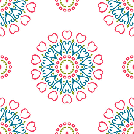 Universal different seamless vintage eastern patterns (tiling). Endless texture can be used for wallpaper, pattern fills, web page background,surface textures. Retro geometric ornament.のイラスト素材