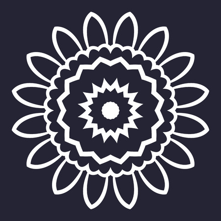 Universal different vintage eastern patterns (tiling). Endless texture can be used for wallpaper, pattern fills, web page background,surface textures. Retro monochrome geometric ornament.のイラスト素材