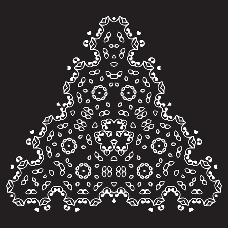 Universal different vintage eastern patterns (tiling). Endless texture can be used for wallpaper, pattern fills, web page background,surface textures. Retro monochrome geometric ornament.のイラスト素材