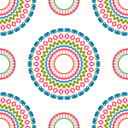 Vintage universal different seamless eastern patterns (tiling). Endless texture can be used for wallpaper, pattern fill, web page background, surface textures clothes. Retro geometric ornament.のイラスト素材