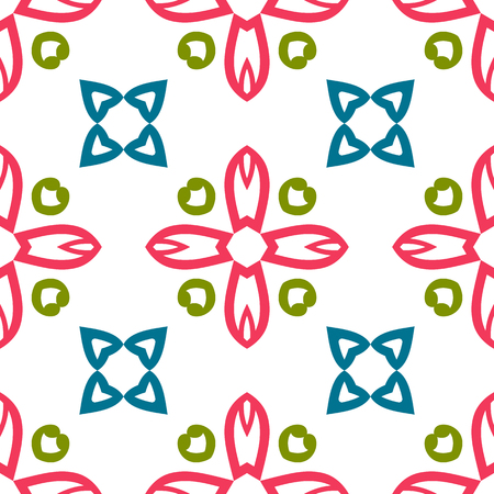 Vintage universal different seamless eastern patterns (tiling). Endless texture can be used for wallpaper, pattern fill, web page background, surface textures clothes. Retro geometric ornament.のイラスト素材