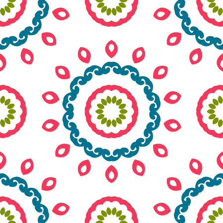 Vintage universal different seamless eastern patterns (tiling). Endless texture can be used for wallpaper, pattern fill, web page background, surface textures clothes. Retro geometric ornament.のイラスト素材