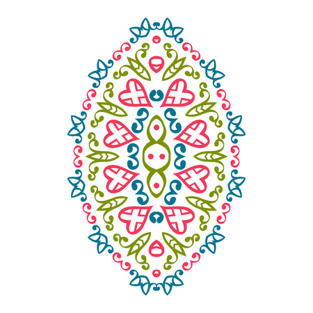 Vintage universal different eastern patterns (tiling). Endless texture can be used for wallpaper, pattern fills, web page background, surface textures clothes. Retro geometric ornament.のイラスト素材
