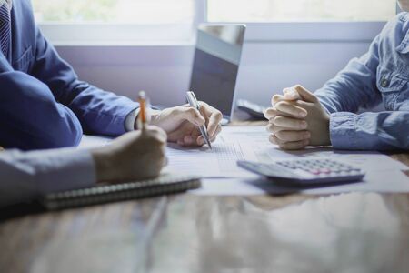 New businessmen are meeting for business planningの写真素材