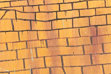 Fake Wall was built by painting.の写真素材