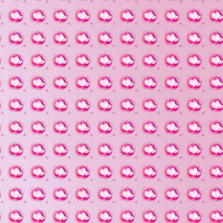 Seamless heart-shape pattern is created for Valentine's Day conceptの写真素材