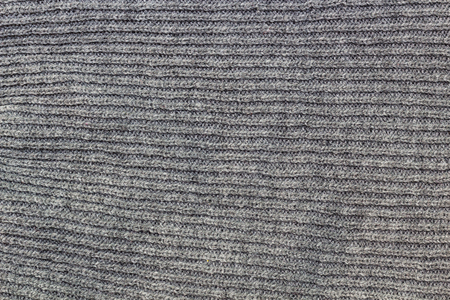 Grey pattern background of knitting wool textureの写真素材