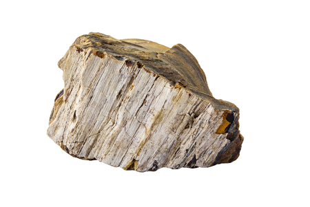 Rocks with beautiful texture and pattern, isolated on white backgroundの写真素材