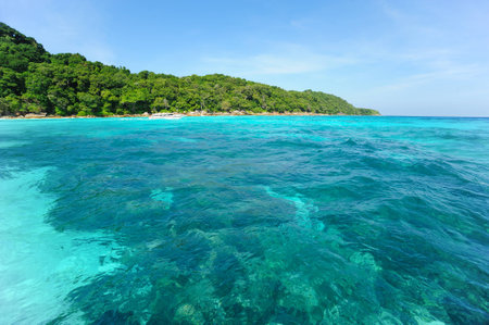 Clean and Beautiful Seaの写真素材