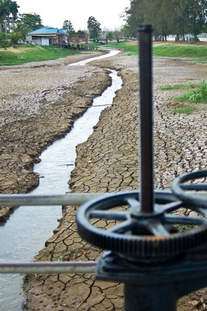 Drying canalの写真素材
