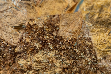 Golden foil textureの写真素材