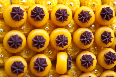 Thai dessert -- Sa-neh-jaan or Charming Moonの写真素材