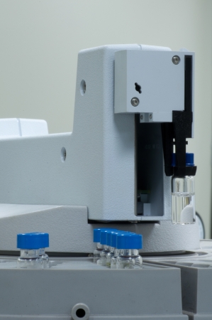 A Sample Vial in Robot Handの写真素材