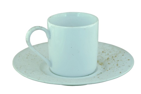 Dusty coffee cupの写真素材