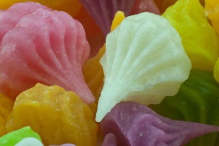 Colorful Thai dessert - close upの写真素材