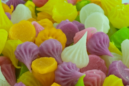 Colorful Thai dessert patternの写真素材