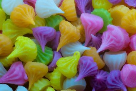 Colorful Thai dessert backgroundの写真素材