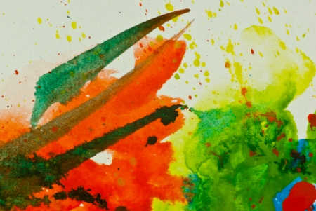 Watercolor textureの写真素材