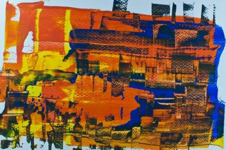 Watercolor textureの写真素材