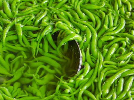 The Thai dessert, green jellyの写真素材