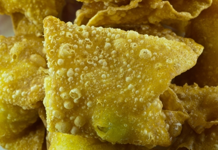 The Chinese food, fried dumplingの写真素材