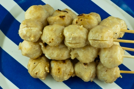 Stack of meatballの写真素材