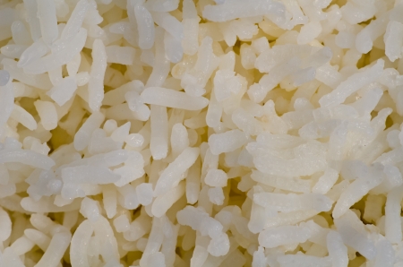 Steamed rice textureの写真素材