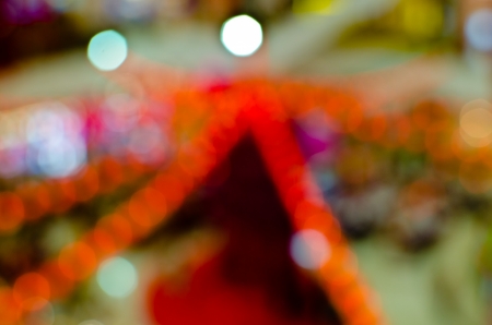 Red light bokehの写真素材