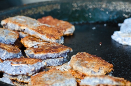Close up of a plate of coconut macaroonsの写真素材