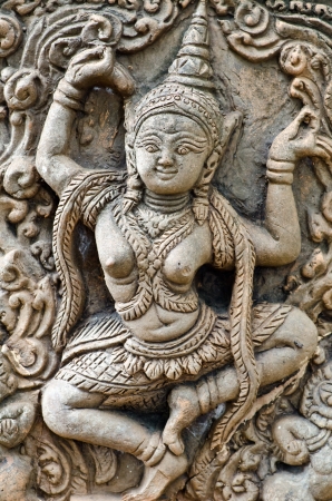 Thai traditional clay pottery in ko Kret island, thailandの写真素材