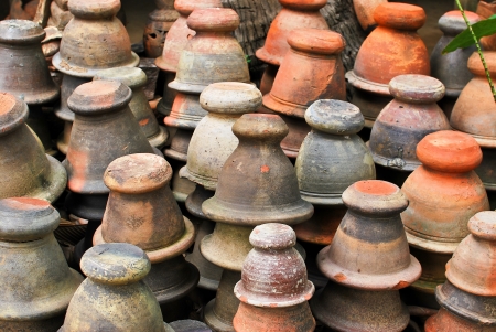 Clay potteryの写真素材