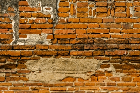 Old brick wall textureの写真素材