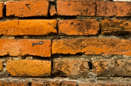 Old brick wall textureの写真素材